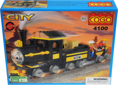 

Kiditos Thomas Train Platform Building Block Set Educational DIY Bricks Toys - 209 Pieces(Multicolor)