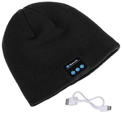 QAWACHH Bluetooth Hat(Black)