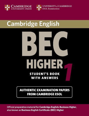 Cambridge BEC Higher 1(English, Paperback, University of Cambridge Local Examinations Syndicate)
