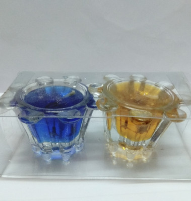 

DURGACANDLES Gel Candles Candle(Multicolor, Pack of 2)