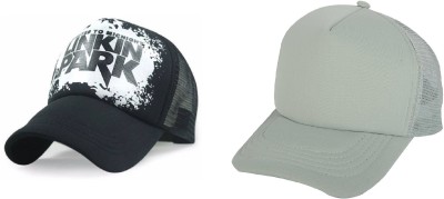 BNB Solid Sports/Regular Cap Cap(Pack of 2)