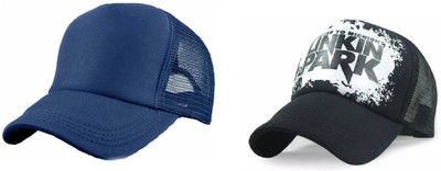 BNB Solid Sports/Regular Cap Cap(Pack of 2)