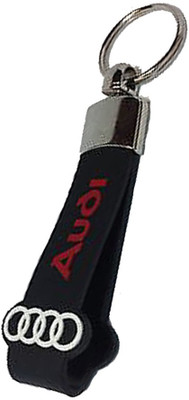 

One Point Collections Inspired Double Sided Silicon Rubber Keychain Car keychain collectible RED Key Chain(Black)