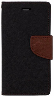 Avzax Flip Cover for Karbonn Smart A7 Star(Black, Cases with Holder)