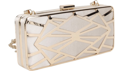 

Carlton London Casual Gold Clutch