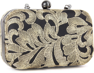 Carlton London Casual Black Clutch
