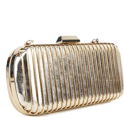 

Carlton London Casual Gold Clutch