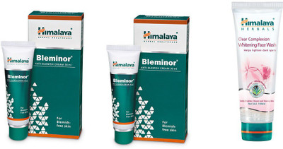 

Himalaya bleminor, clear complexion whitening face wash(Set of 3)