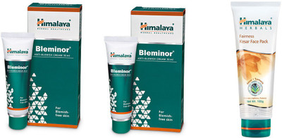 

Himalaya bleminor, fairness kesar face pack(Set of 3)