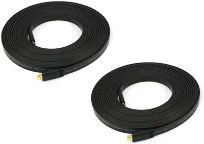 

FKU 1.4 Version 5Mtr Male To Male set of 2 HDMI Cable(Black)