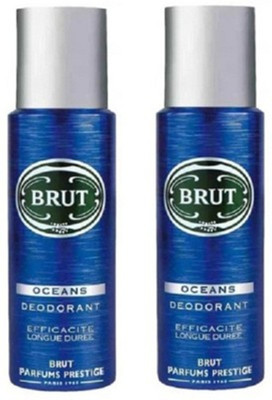 

Brut Deodorant BLUE Body Spray - For Men(400 ml, Pack of 2)
