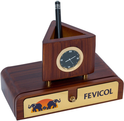 

myvaluegift 2 Compartments WOODEN DESK ORGANIZERS(Brown)