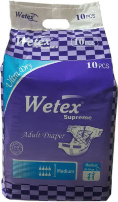 

Wetex Supreme Adult Diapers - M(40 Pieces)