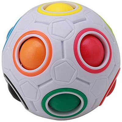 

Generic CH Colorful Ball Magic Cube Puzzle Cube Kids Toys(Multicolor)