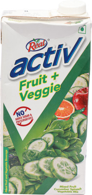 

Real Activ Fruit + Veggie Cucumber Spinach Vegetable Mix 1 L