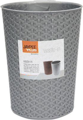 Jaypee Plus Waste In Plastic Dustbin(Silver)