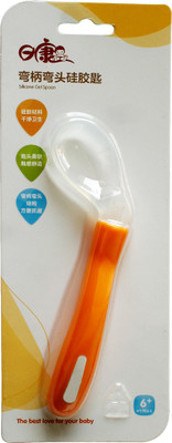 

Toys Factory Silicon Spoon ( In many Colours ) - Silicon(Orange, White)