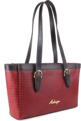 

Hidesign Shoulder Bag(Red, Black), Black;red