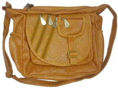 

P17 collection Sling Bag(Brown)