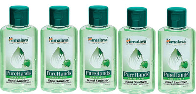 

Himalaya Pure Hands Green Apple HAND SANITIZER pack of 5 (250gm )(250 ml, Bottle, Pack of 5)