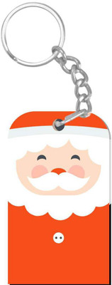

Giftsmate Printed Santa Claus Christmas keychain Key Chain