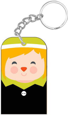 Giftsmate Printed Cute Girl keychain Key Chain