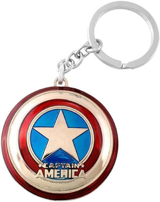 

Zyamalox Avengers Captain America Flying Shield, Multi Color | Strong Metal | Same Replica of Original Movies Shield | Best for Chid Gift Key Chain