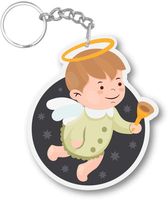

Giftsmate Printed Cute Angel keychain Key Chain