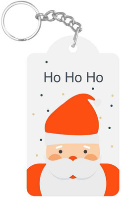 

Giftsmate Printed Ho Ho Ho Santa Claus Christmas keychain Key Chain