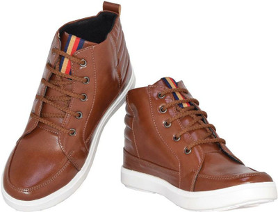 

Hiker Boys Lace Casual Boots(Red, Cherry