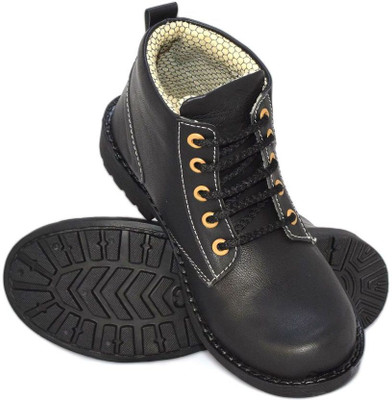 

Hiker Boys Lace Casual Boots(Black