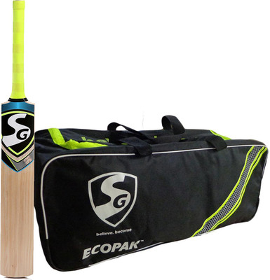 

SG Essential Cricket Kit with Bat and Bag (Ecopak Cricket Kitbag + Nexus Plus Kashmir Willow Cricket Bat, Short Handle) Cricket Kit(Bat Size: Short Handle(Age Group 15+ Years))
