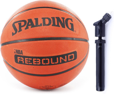 

SPALDING Rebound (Size 7) + Ball Pump Combo Basketball Kit