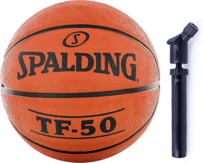 SPALDING TF 50 Brick + Ball Pump Combo Basketball Kit