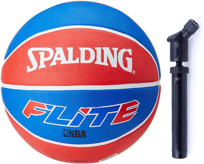 

SPALDING Flite Multicolor + Ball Pump Combo Basketball Kit