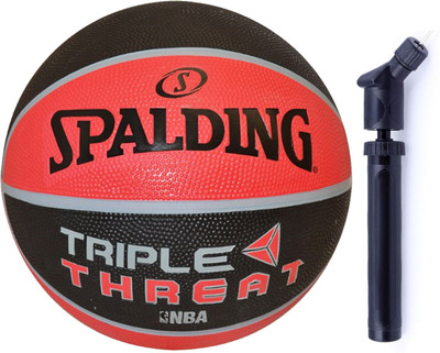 

SPALDING Triple Threat + Ball Pump Combo Basketball Kit