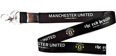 

Blue Aura Manchester United Inspired Keychain With Lock Lanyard(black)