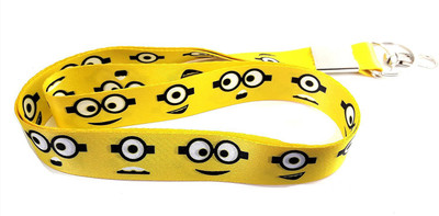 

Blue Aura Minion Keychain with Lock ID Holder Lanyard(YELLOW)