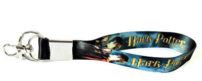

Blue Aura Harry Potter Inspired Keychain with lock Lanyard(multi)