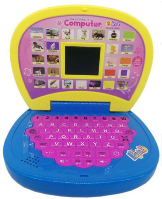 

Emob 2 in 1 English & Chinese Languages Led Screen Educational Computer For kids(Multicolor)