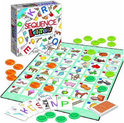 

M-Alive Simple Letter Sequence for Kids to learn and play from A to Z cards(Multicolor)