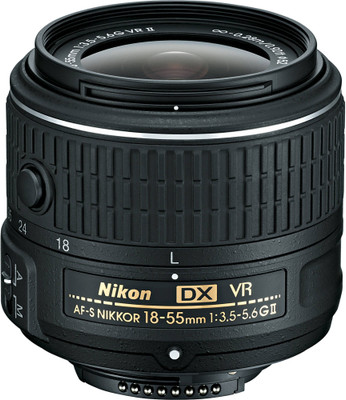 

Nikon AF-S DX 18-55mm f/3.5-f/5.6 G VR II Lens� Lens(Black, 18-55)