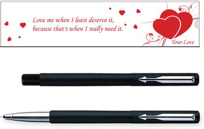 

Parker Vector Valentine Edition Matte Black CT Roller Ball Pen