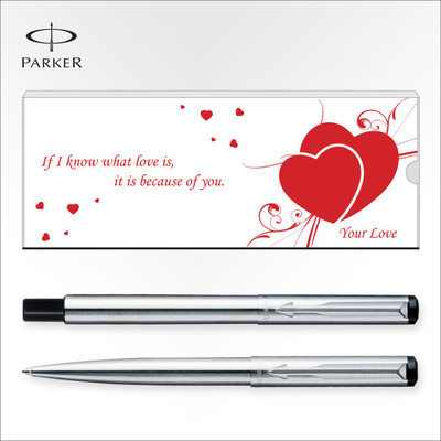 

Parker Valentine Edition Stainless Steel CT Rollerball and Ballpoint Roller Ball Pen
