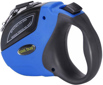 

SRI High Quality Cool Buo High-Quality Retractable Dog Leashes, 16-Feet, Supports up to 110-Pound 457 cm Dog Strap Leash(Blue, Black)
