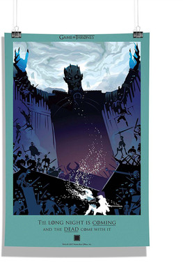 

Game of thrones White Walkers Wall Poster Photographic Paper(18 inch X 12 inch, Rolled)