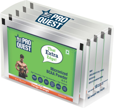 

PROQUEST Essential Micronized 7600mg powder 4:1:1 BCAA(50 g, Tangy Orange)