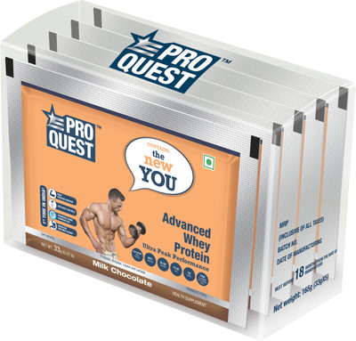 

PROQUEST 100 % pure Isolate lean Whey Protein(165 g, Milk Chocolate)