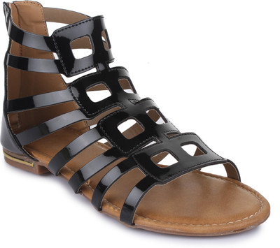 

Adorn Women Black Flats