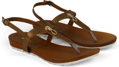 Bata Women Brown Flats